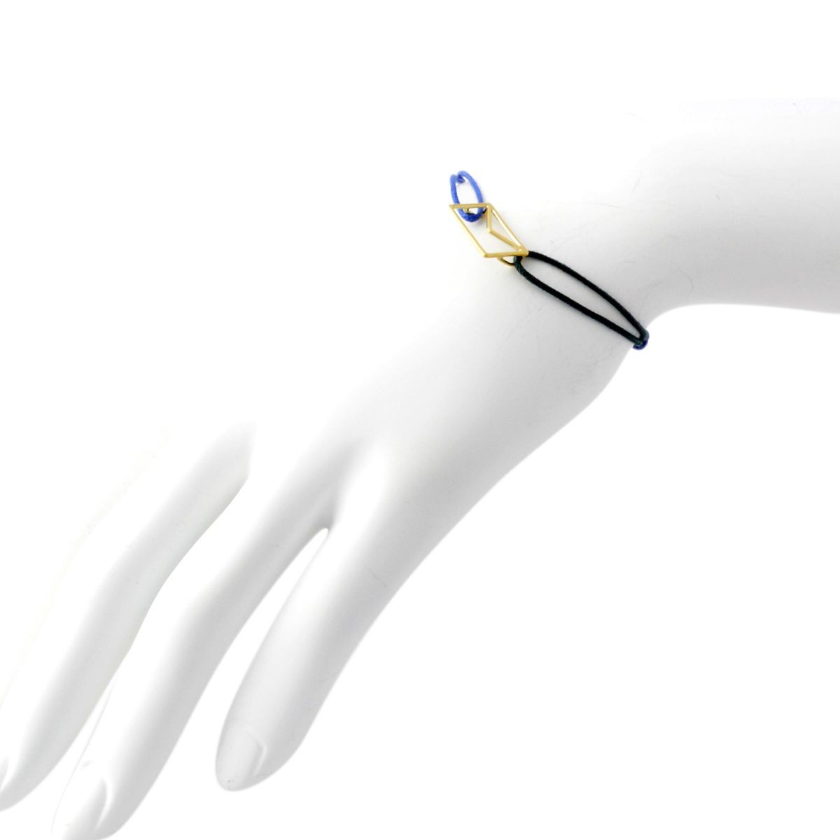 アリータ ALIITA CARITA PURA CORD BRACELET 9KYG カリタ レター 封筒モチーフ ブレスレット