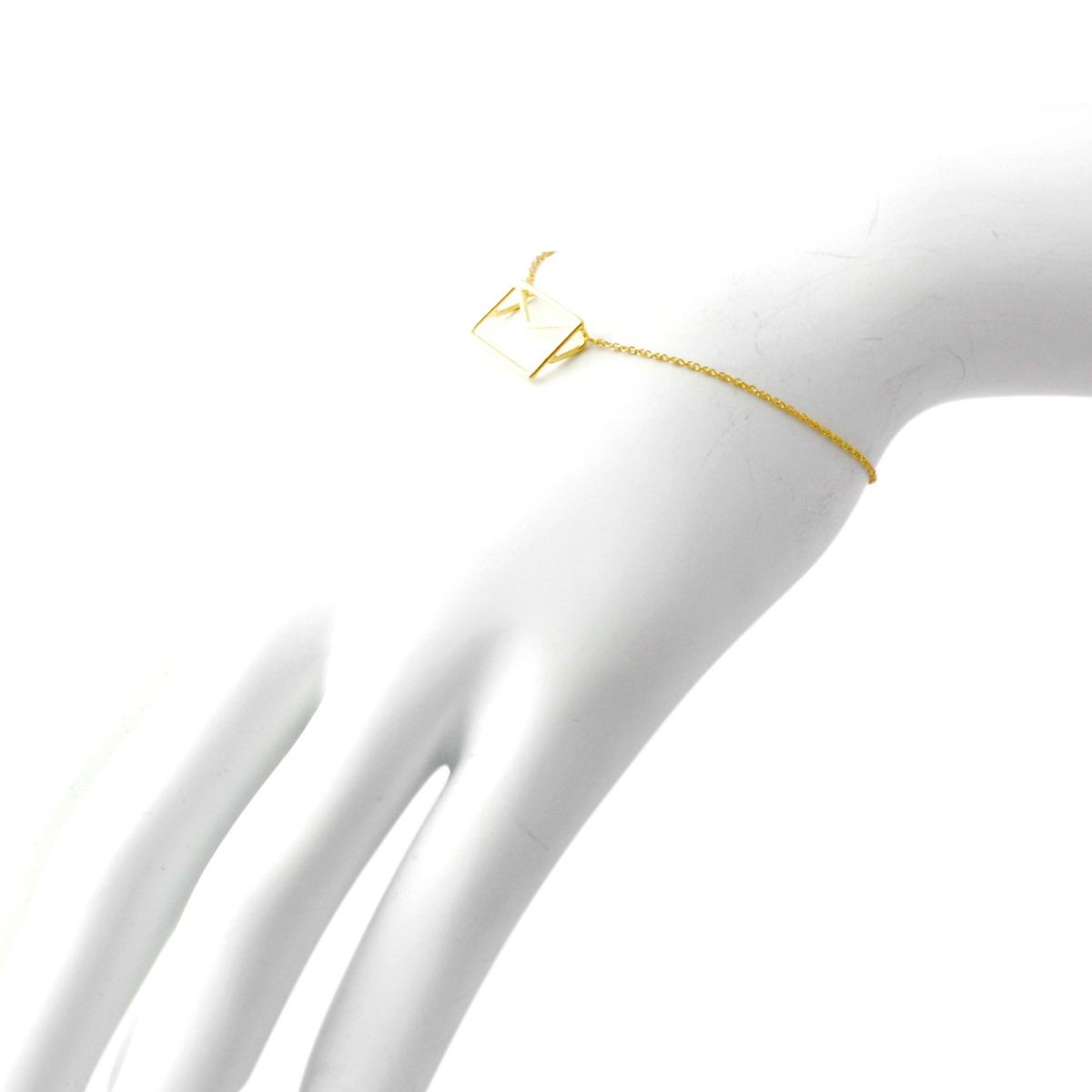 アリータ ALIITA CARITA PURA CHAIN BRACELET 9KYG カリタ レター 封筒モチーフ ブレスレット
