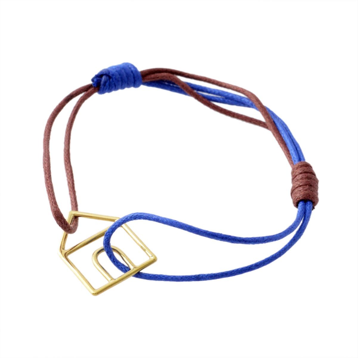 アリータ ALIITA CASTIA PURA CORD BRACELET 9KYG カシータ 家モチーフ コード ブレスレット