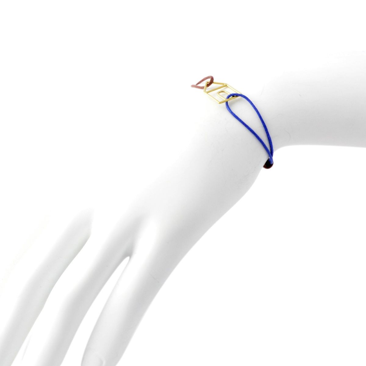 アリータ ALIITA CASTIA PURA CORD BRACELET 9KYG カシータ 家モチーフ コード ブレスレット