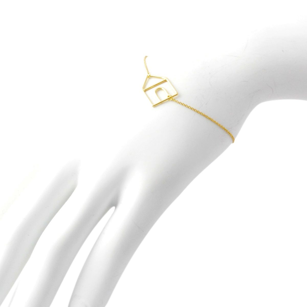 アリータ ALIITA CASTIA PURA CHAIN BRACELET 9KYG カシータ 家モチーフ ブレスレット