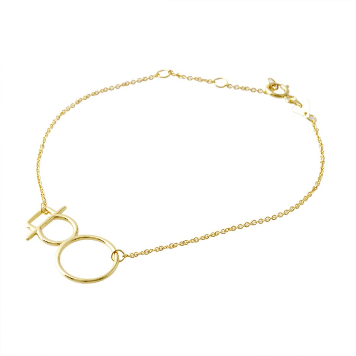 アリータ ALIITA SNOWMAN CHAIN BRACELET 9KYG スノーマン 雪だるまモチーフ ブレスレット
