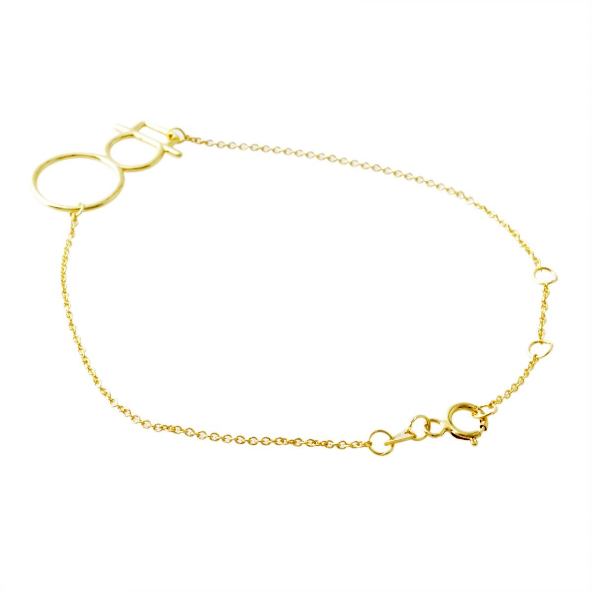 アリータ ALIITA SNOWMAN CHAIN BRACELET 9KYG スノーマン 雪だるまモチーフ ブレスレット