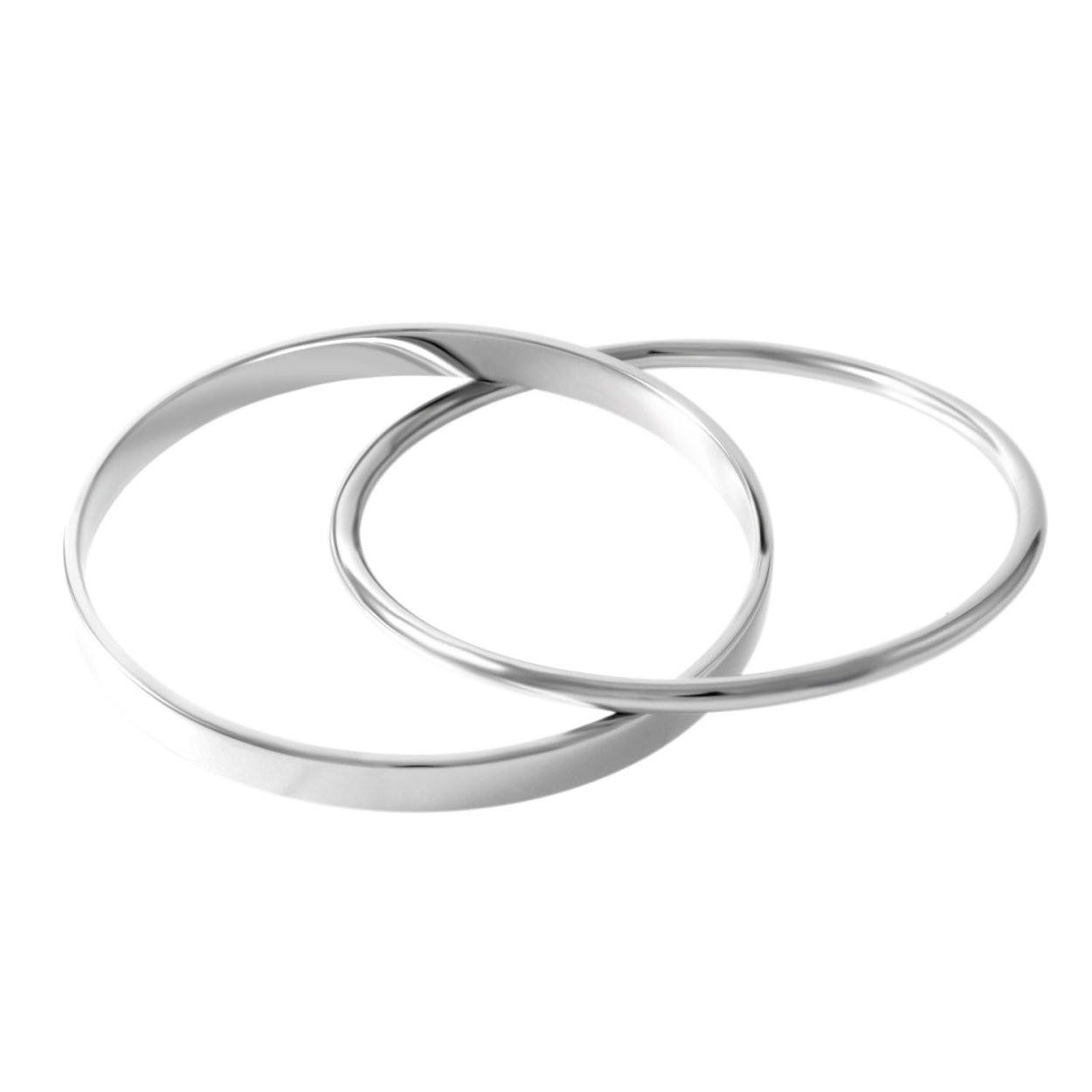 カルバンクライン Calvin Klein KJ63AB0101XS 2連 バングル ブレスレット XSサイズ CLOS COIL