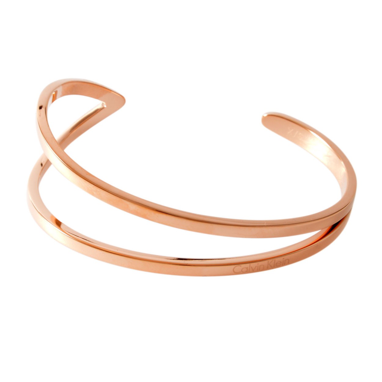 カルバンクライン Calvin Klein KJ6VPF10010S 2連 カフ バングル Sサイズ OPEN OUTLINE