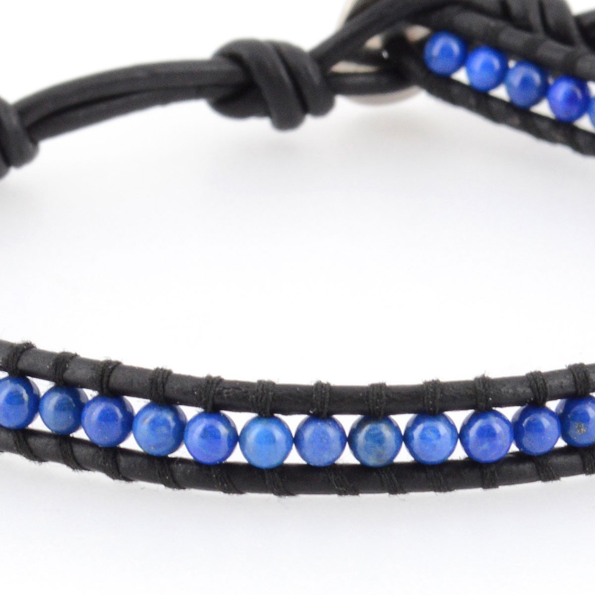 チャンルー CHAN LUU BSM-1281 LPS/N BLK メンズ 1ラップ ラピスブルー セミプレシャスストーン