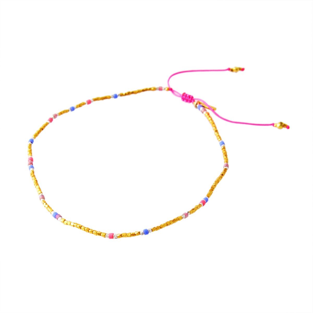 チャンルー CHAN LUU AKG-1093 FDG MIX Anklet シードビーズ アンクレット (足首用）