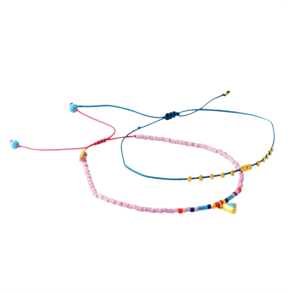 チャンルー CHAN LUU BG-5254 D LK MIX Dainty Bracelet シングルブレスレット 2本セット