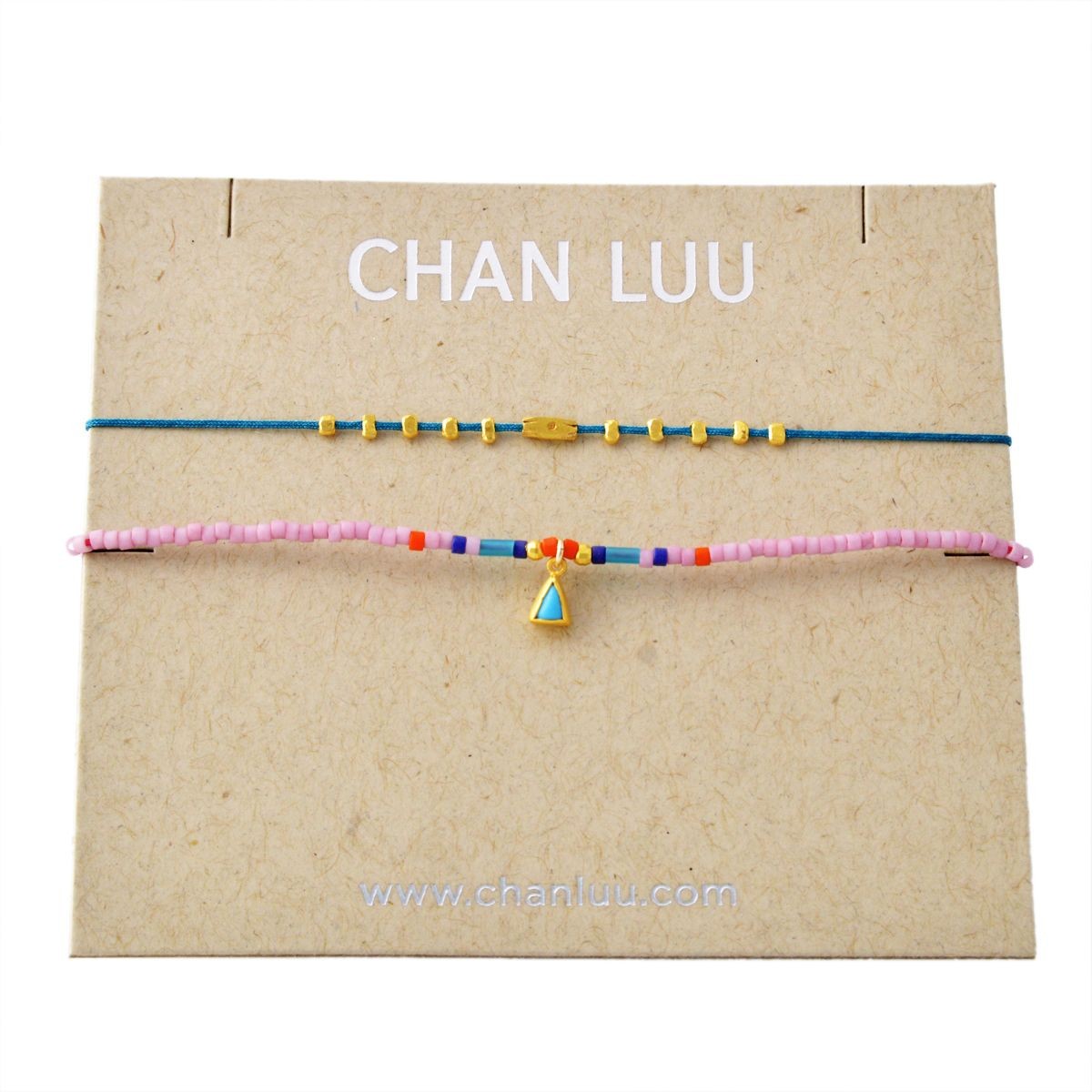 チャンルー CHAN LUU BG-5254 D LK MIX Dainty Bracelet シングルブレスレット 2本セット