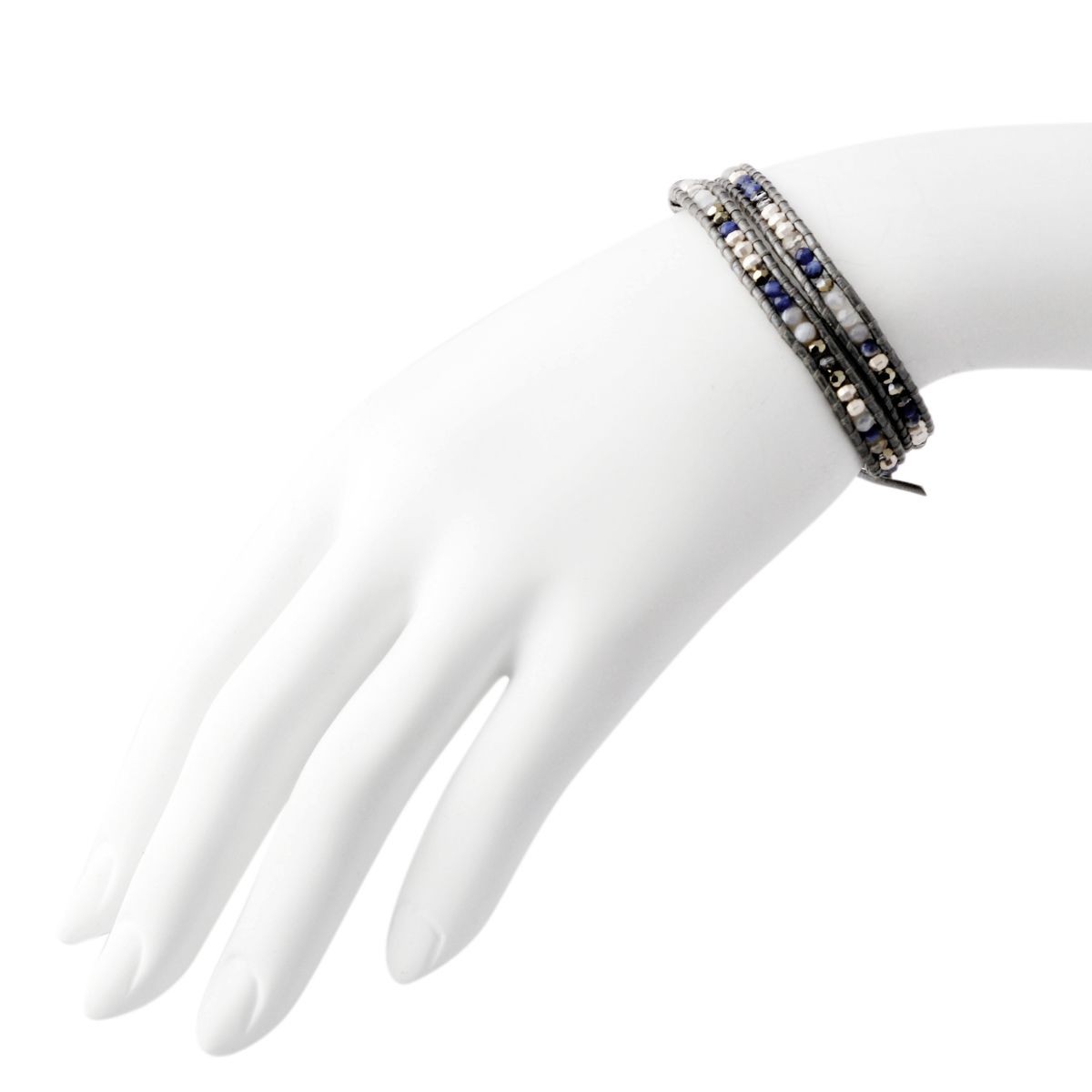 チャンルー CHAN LUU BS-5220 SDL MIX セミプレシャスストーン 2連ラップ ブレスレット