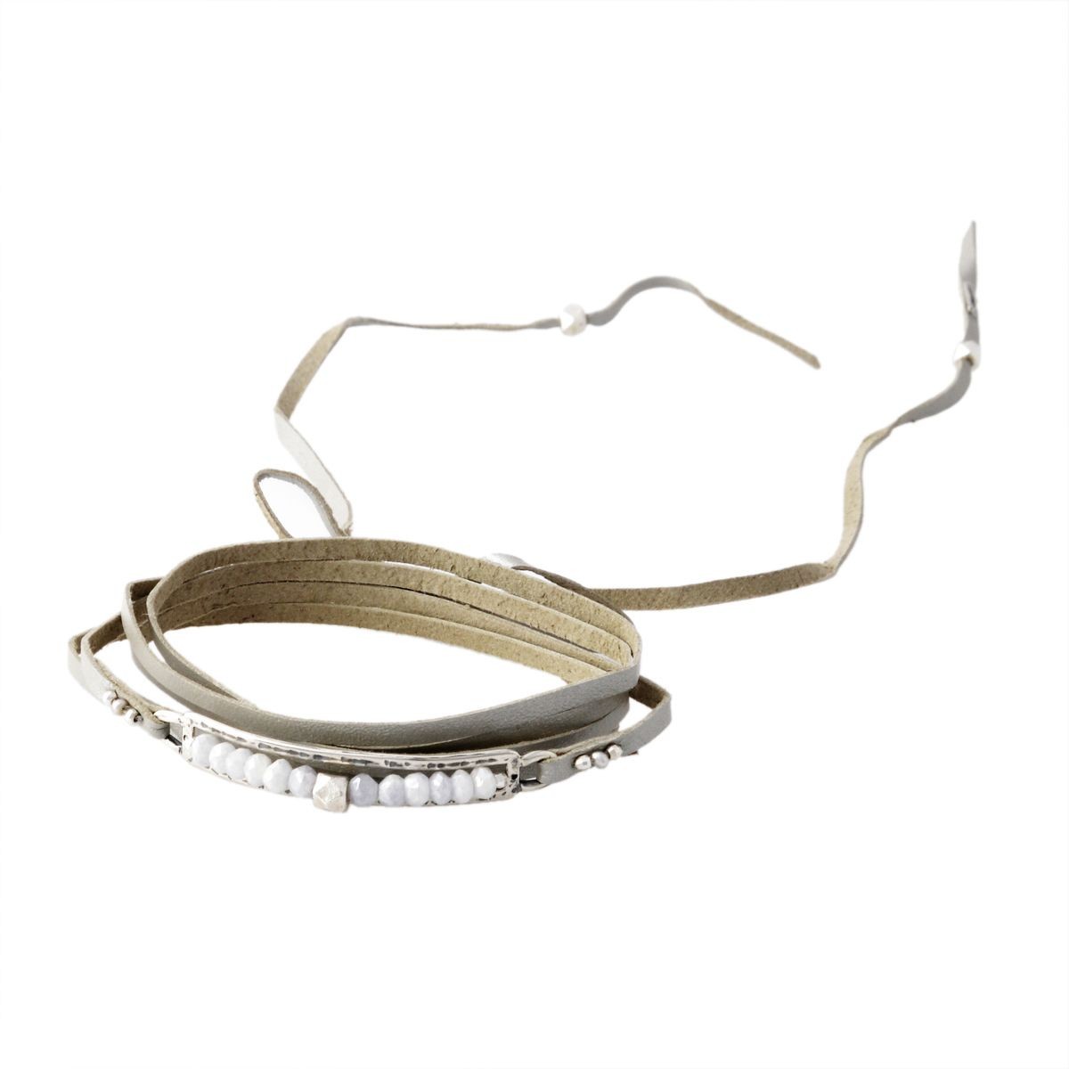 チャンルー CHAN LUU BS-5225 SDL MIX 5連ラップ ブレスレット レザーラップブレス チョーカーにもなる2WAYタイプ