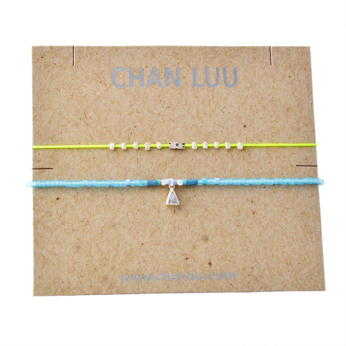 チャンルー CHAN LUU BS-5254 SNY LIM MIX Dainty Bracelet シングルブレスレット 2本セット