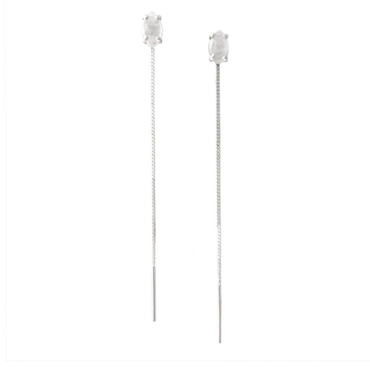 チャンルー CHAN LUU ES-4747 MNS ムーンストーン スレッド スルー ピアス