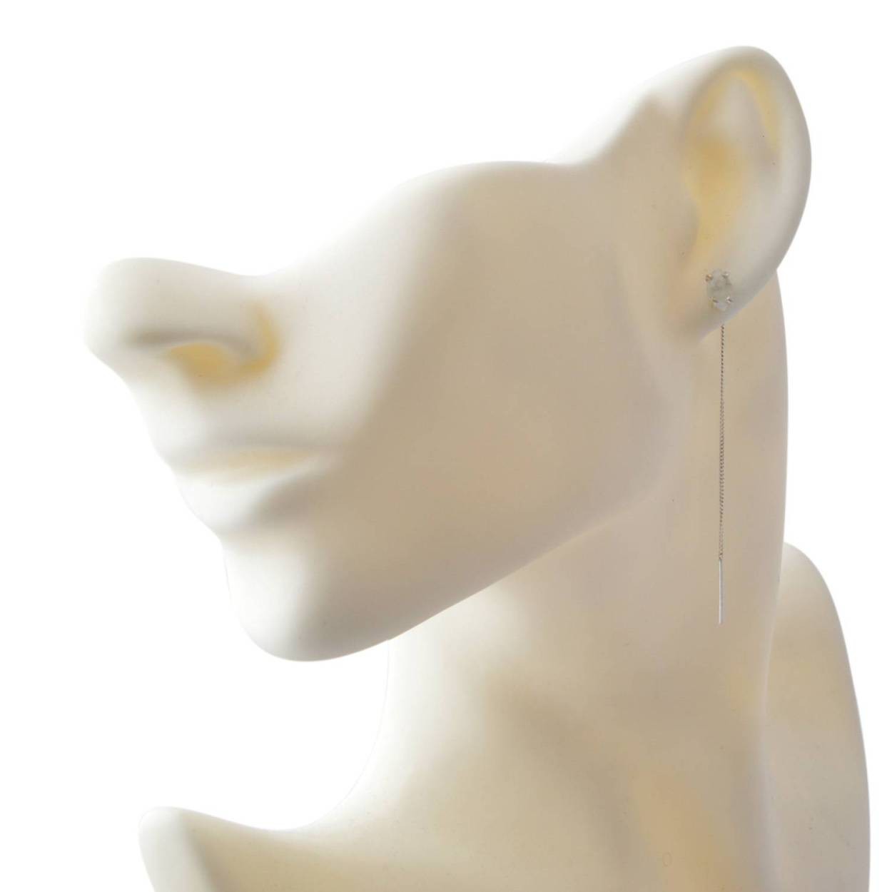 チャンルー CHAN LUU ES-4747 MNS ムーンストーン スレッド スルー ピアス