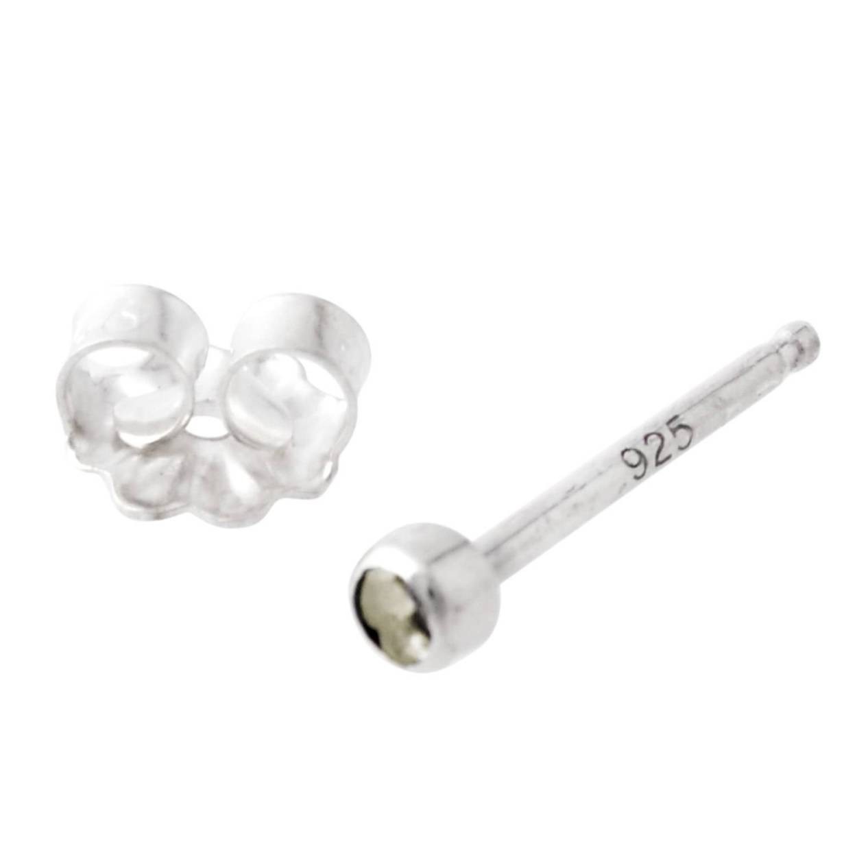 チャンルー CHAN LUU ESF-4499 SV  シャンパン ダイアモンド 0.10ct スタッド ピアス