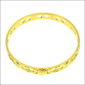 コーチ ≪取り寄せ商品≫ シグネーチャー パヴェ ピアスド バングル ブレスレット  96369/GD/GD/B