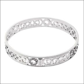 コーチ ≪取り寄せ商品≫ オプアート パヴェ バングル ブレスレット 96993/SLV/B