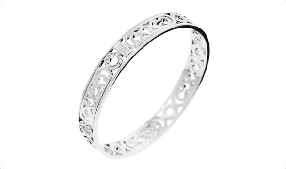 コーチ ≪取り寄せ商品≫ オプアート パヴェ バングル ブレスレット 96993/SLV/B