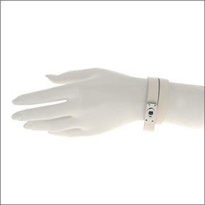 コーチ ≪取り寄せ商品≫ ターンロック金具 ダブルラップ 2重巻 ブレスレット レザー バングル 99619/SV/WT/B