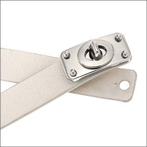 コーチ ≪取り寄せ商品≫ ターンロック金具 ダブルラップ 2重巻 ブレスレット レザー バングル 99619/SV/WT/B