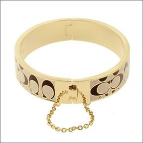 コーチ ≪取り寄せ商品≫ シグネーチャー チェーン付 バングル ブレスレット 99679/LID1I/B