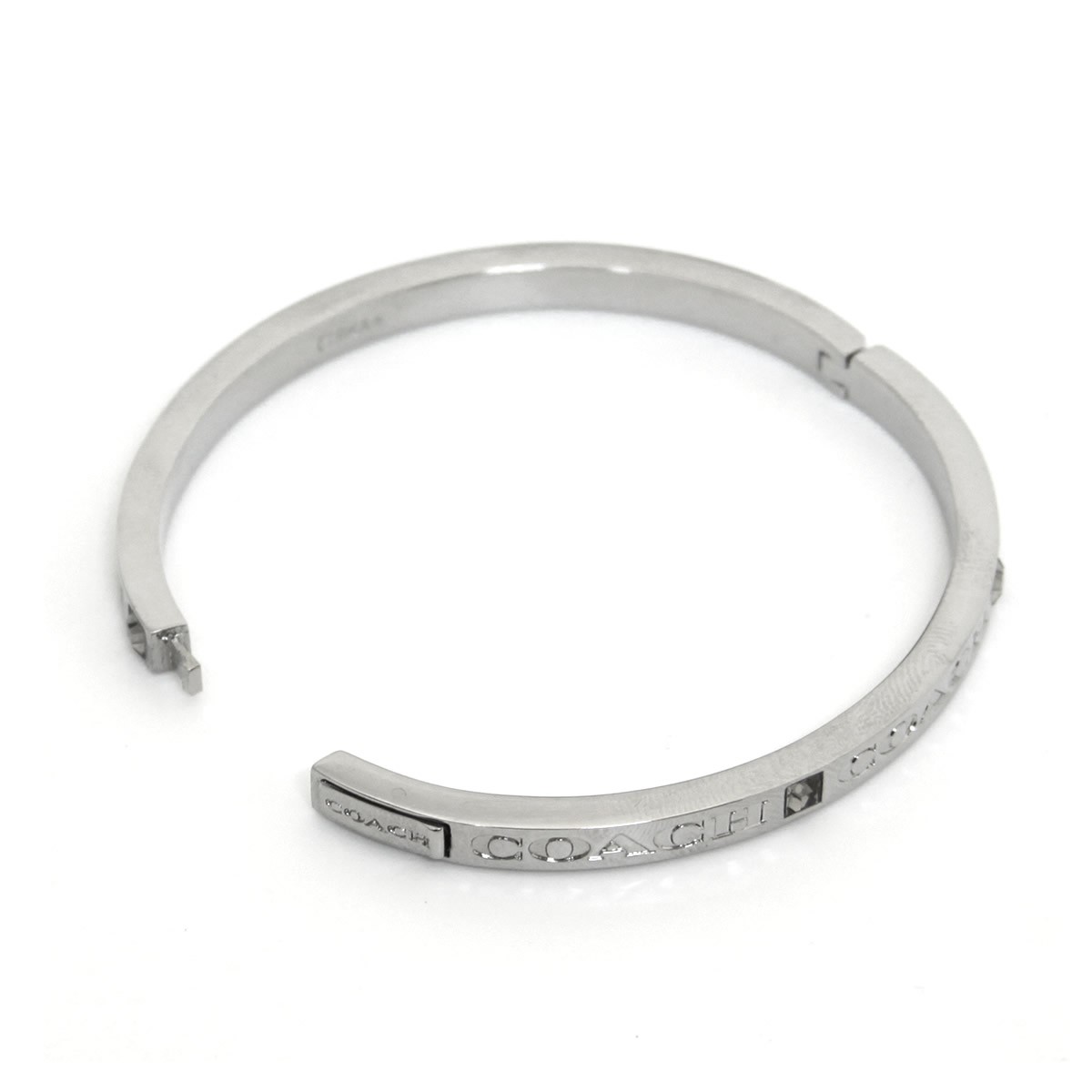 コーチ COACH 23199 Silver (SLV) コーチ パヴェ ヒンジド バングル ブレスレット