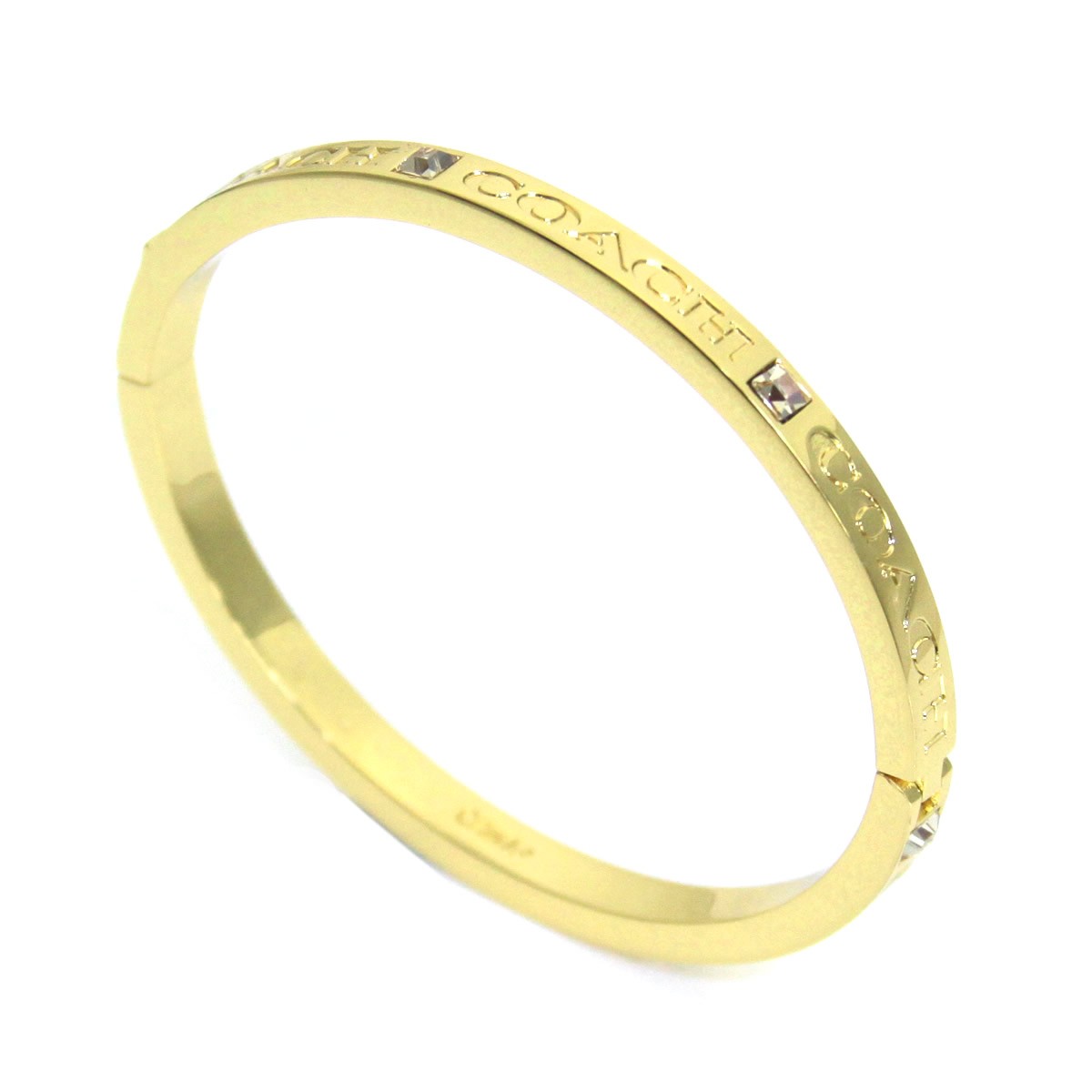 コーチ COACH 23199 Gold (GLD) コーチ パヴェ ヒンジド バングル ブレスレット