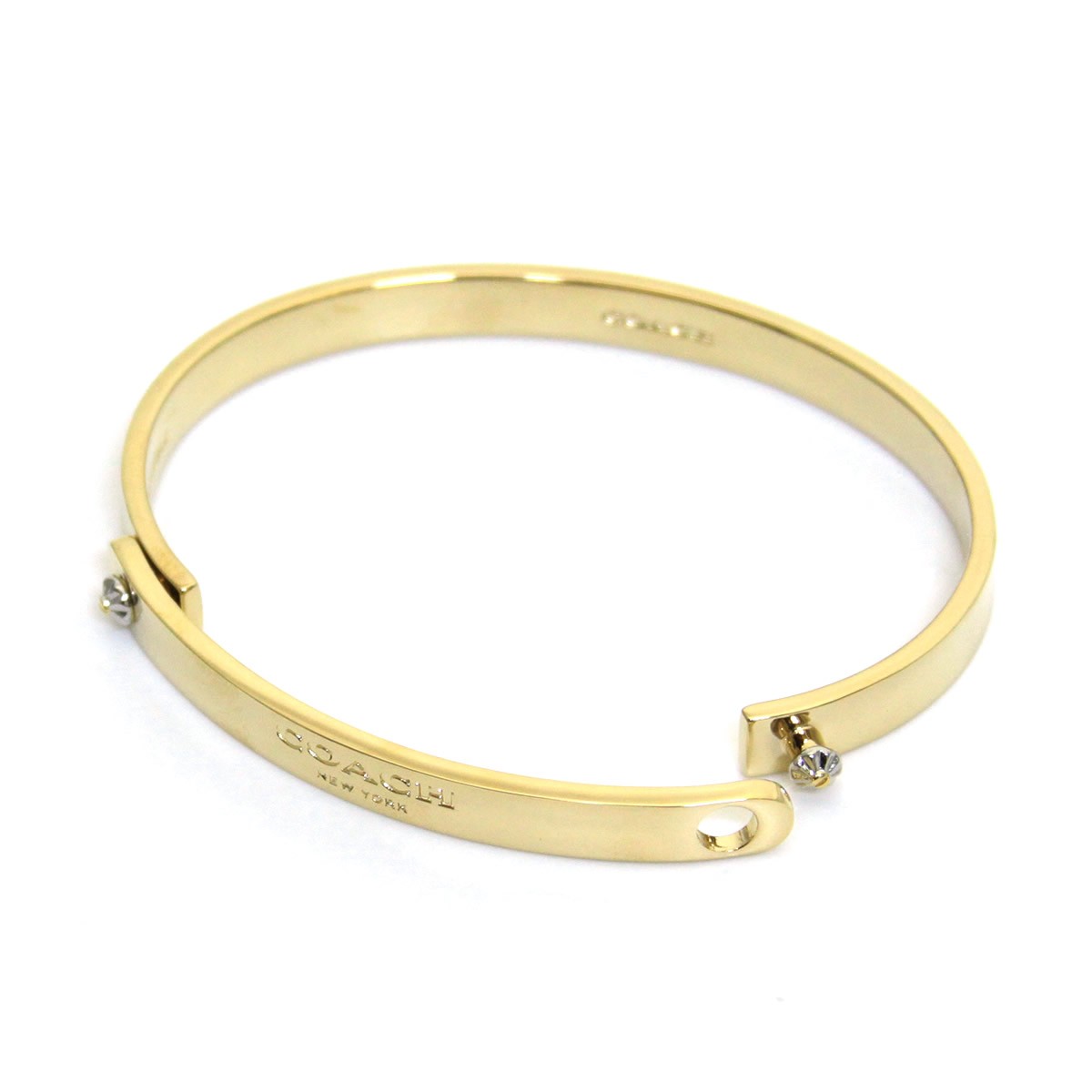 コーチ COACH 90915 Gold (GLD) デイジー リベット コーチ テンション バングル ブレスレット