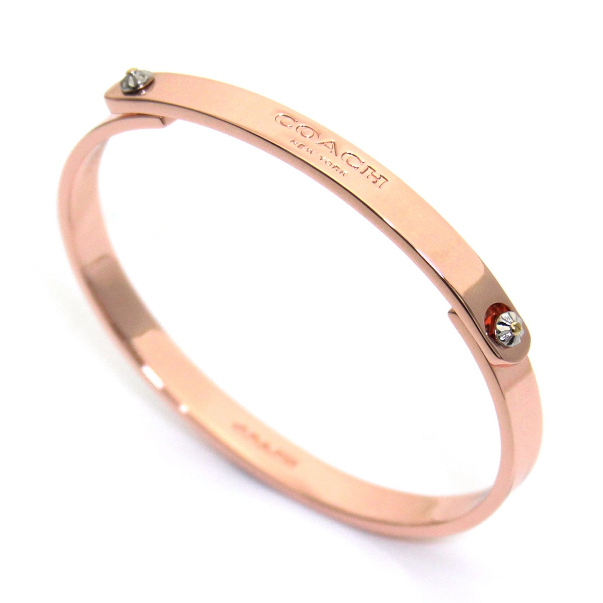コーチ COACH 90915 Rosegold (RGD) デイジー リベット コーチ テンション バングル ブレスレット