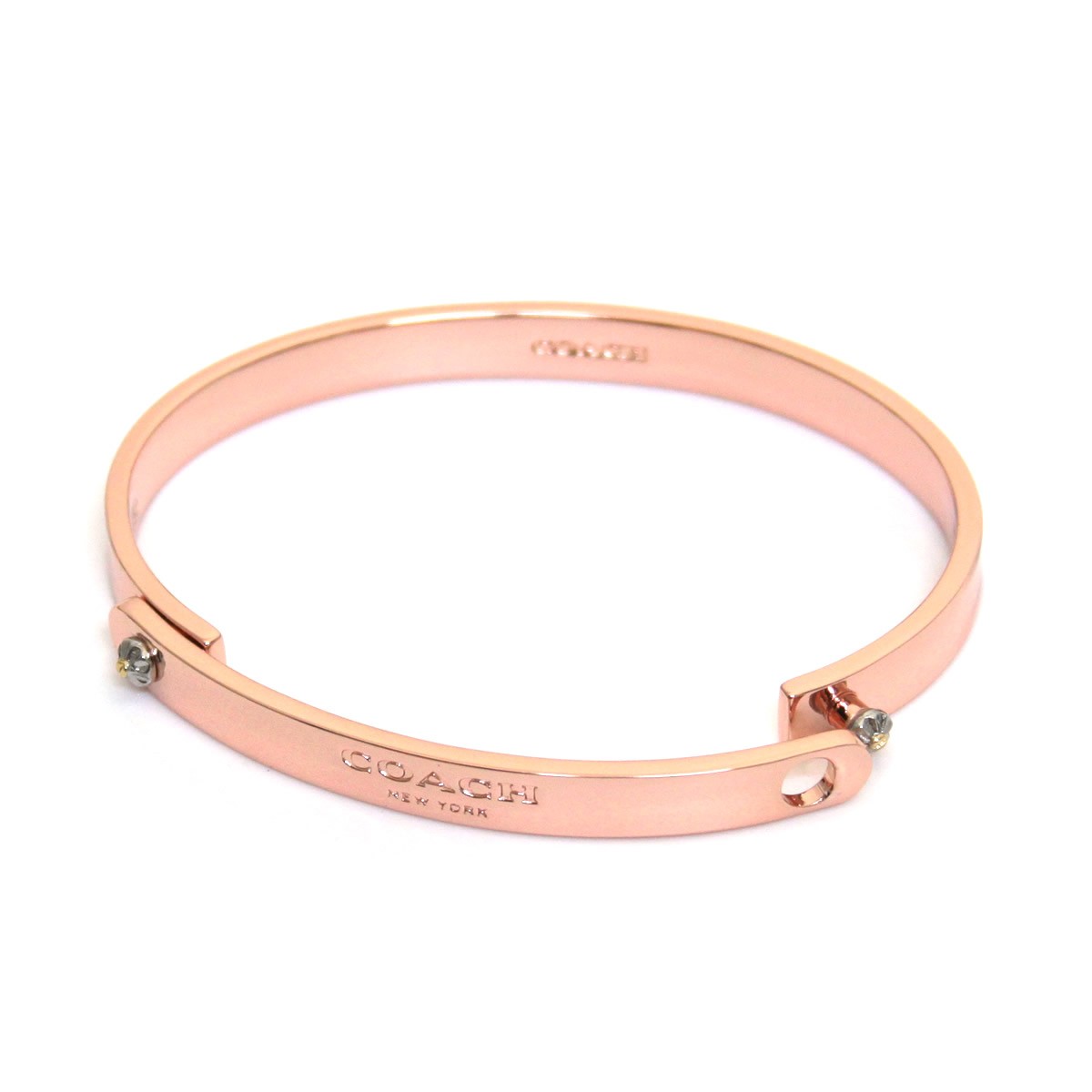 コーチ COACH 90915 Rosegold (RGD) デイジー リベット コーチ テンション バングル ブレスレット