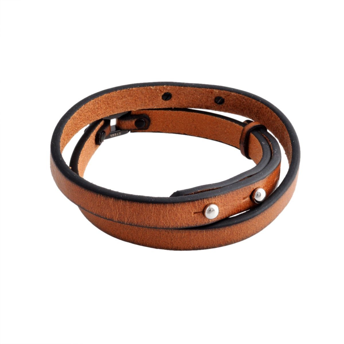 ディーゼル DIESEL DX0984040 レザー 2連 ダブルラップ メンズ ブレスレット