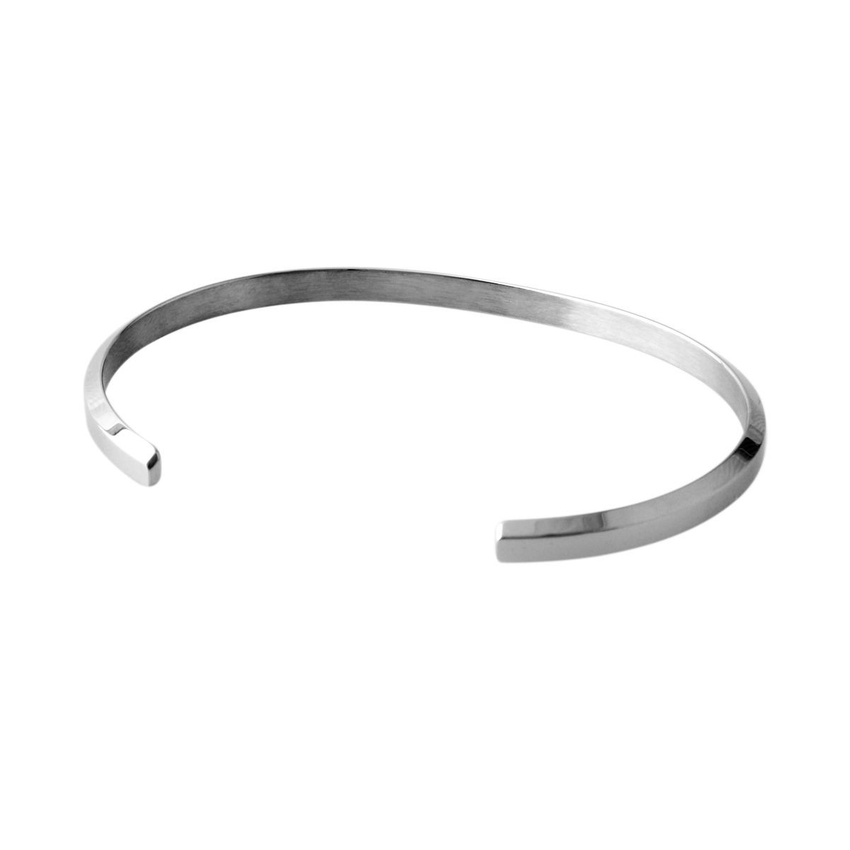 ダニエルウェリントン Daniel Wellington DW00400002 CLASSIC CUFF SILVER LARGE クラシックカフ ブレスレット バングル