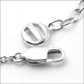 エンポリオアルマーニ EG3047040 イーグルモチーフ ラインストーン ブレスレット シルバー925