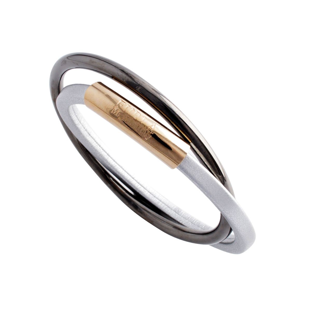 フルラ FURLA 828583 BSP4 FG0 COLOR SILVER 2連 ブレスレット バングル VIVA BRACELETS
