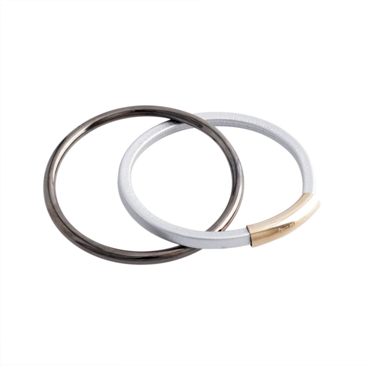 フルラ FURLA 828583 BSP4 FG0 COLOR SILVER 2連 ブレスレット バングル VIVA BRACELETS