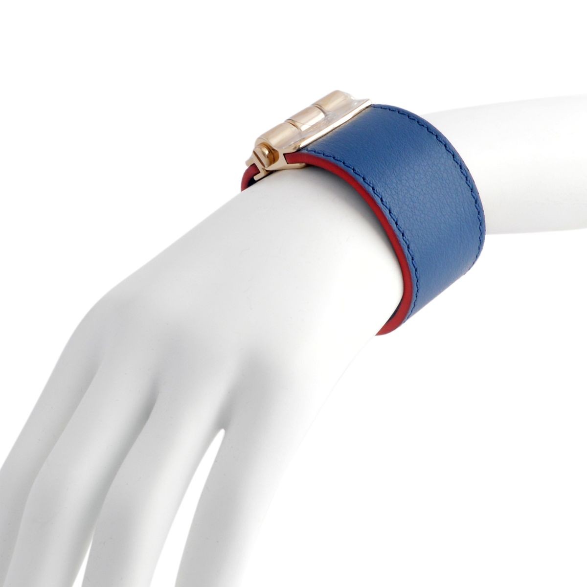 フルラ FURLA 828546 BSO6 LM0 BLU COBALTO レザー ブレスレット バングル VENERE BRACELETS