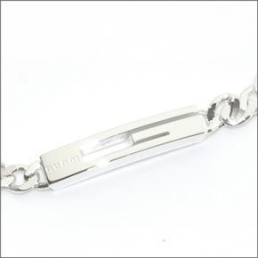 グッチ 223738-J8400-8106  スモールカットアウトGモチーフ ブレスレット  17cm