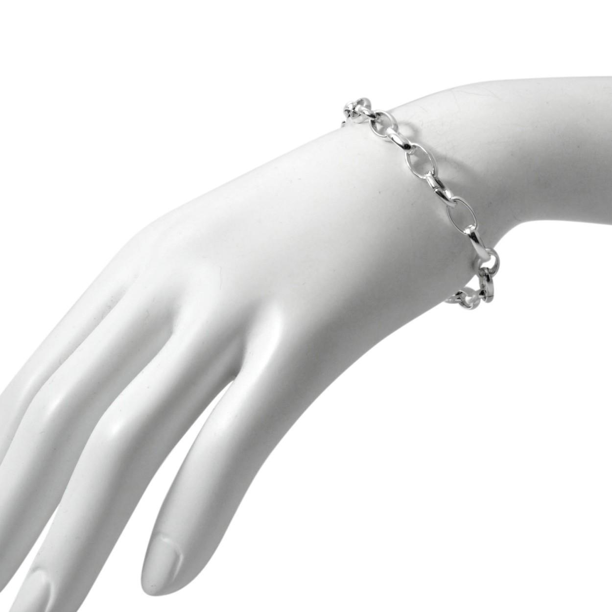 グッチ GUCCI 455261-J8400-8106 17cm グッチゴースト シルバー チャーム用 ブレスレット