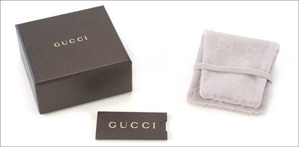 グッチ  スモールカットアウト Gモチーフ ゴルメットチェーン ネックレス/ペンダント 225055-J8400-8106