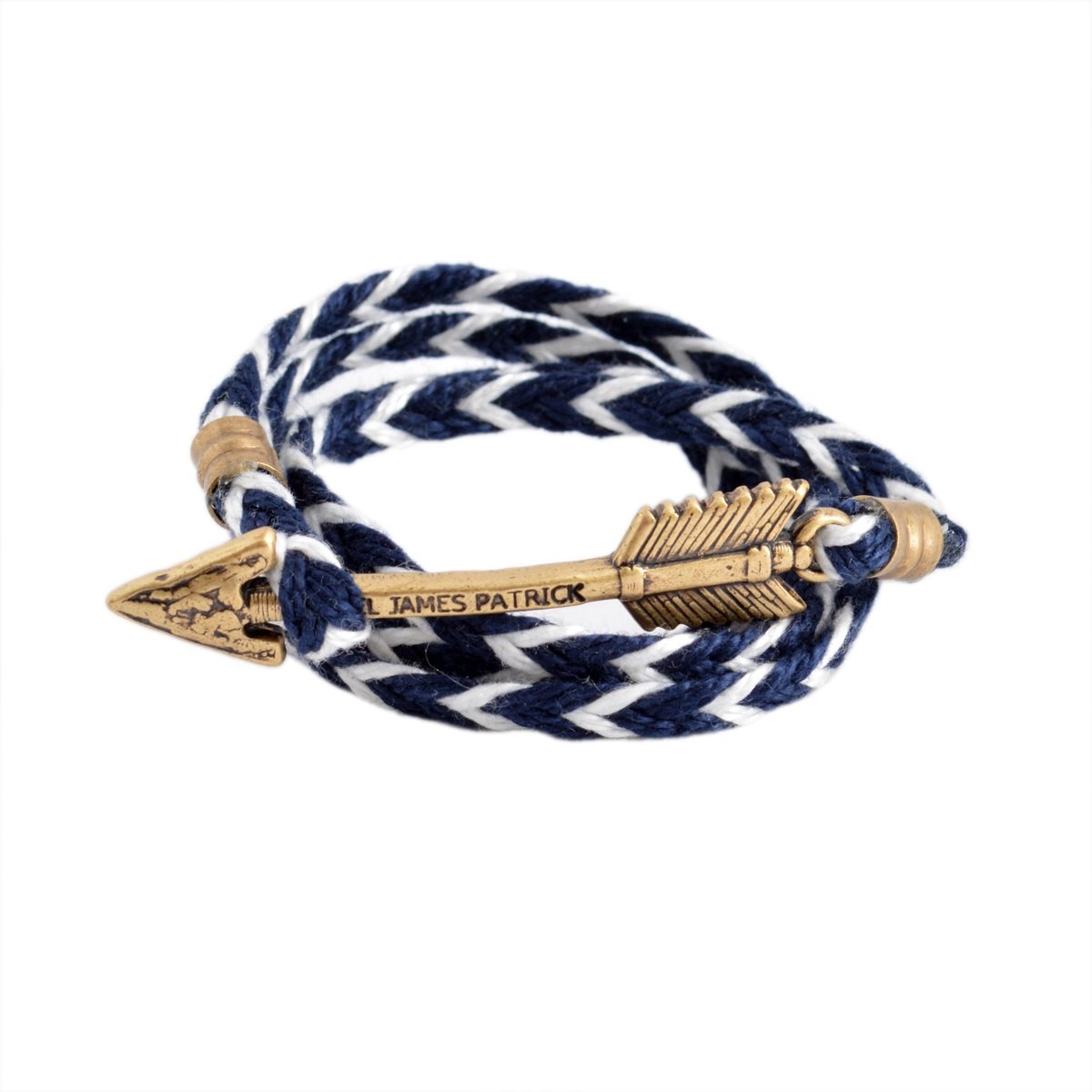 キールジェイムスパトリック Kiel James Patrick AR-1191-401 Archer Collection Jay Hawk アンカーモチーフ 3連 ロープブレスレット ユニセックス