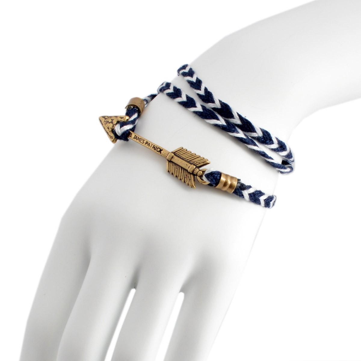 キールジェイムスパトリック Kiel James Patrick AR-1191-401 Archer Collection Jay Hawk アンカーモチーフ 3連 ロープブレスレット ユニセックス