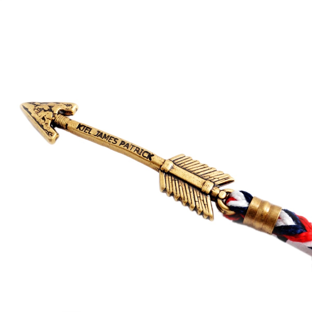 キールジェイムスパトリック Kiel James Patrick AR-1193-601 Archer Collection New England Jack アンカーモチーフ 3連 ロープブレスレット ユニセックス