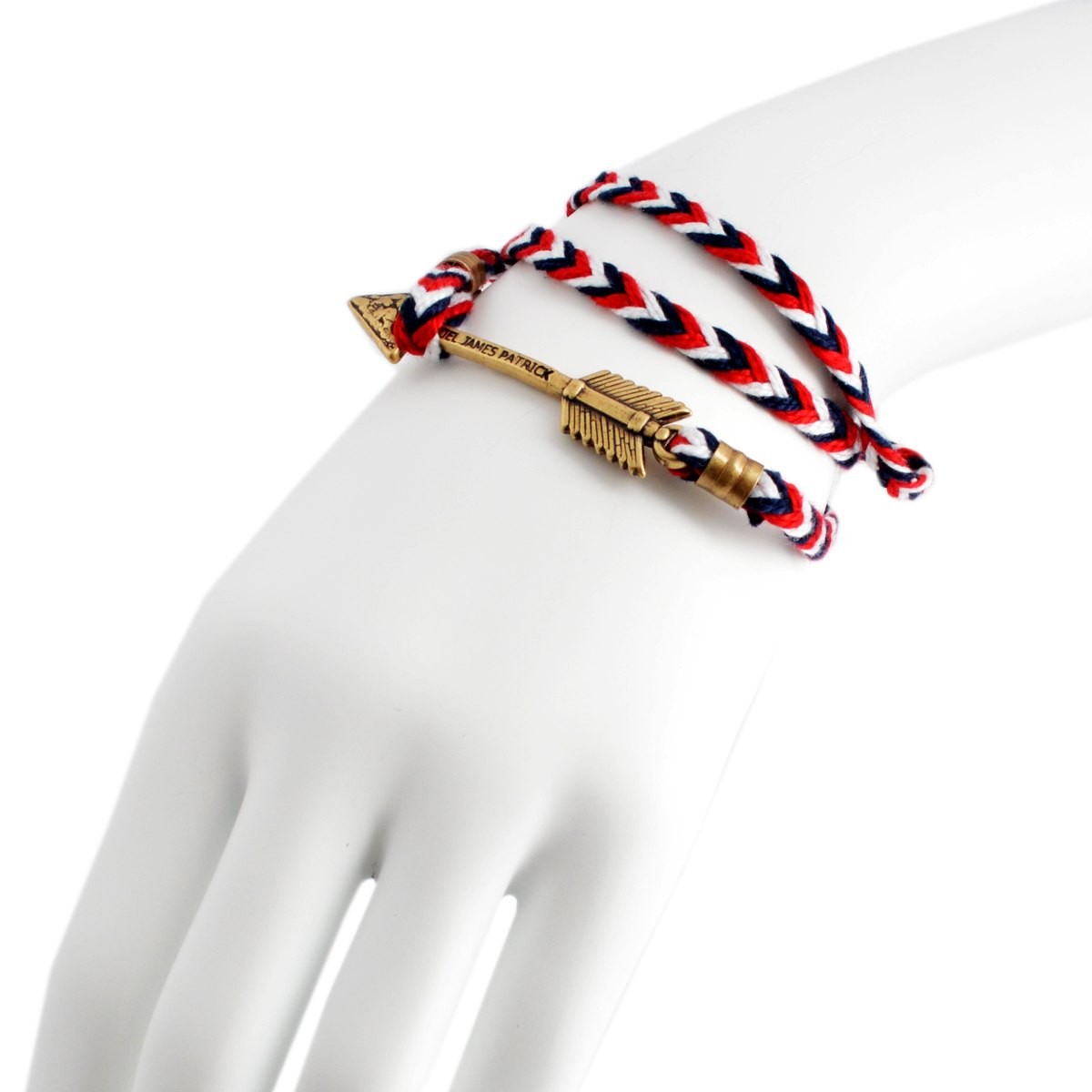 キールジェイムスパトリック Kiel James Patrick AR-1193-601 Archer Collection New England Jack アンカーモチーフ 3連 ロープブレスレット ユニセックス