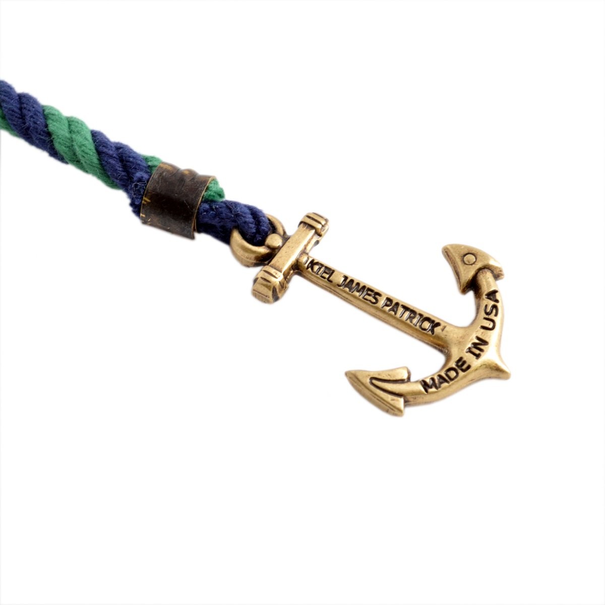 キールジェイムスパトリック Kiel James Patrick LH-896-403 Lanyard Hitch Collection Catesby Jones アンカーモチーフ 3連 ロープブレスレット ユニセックス