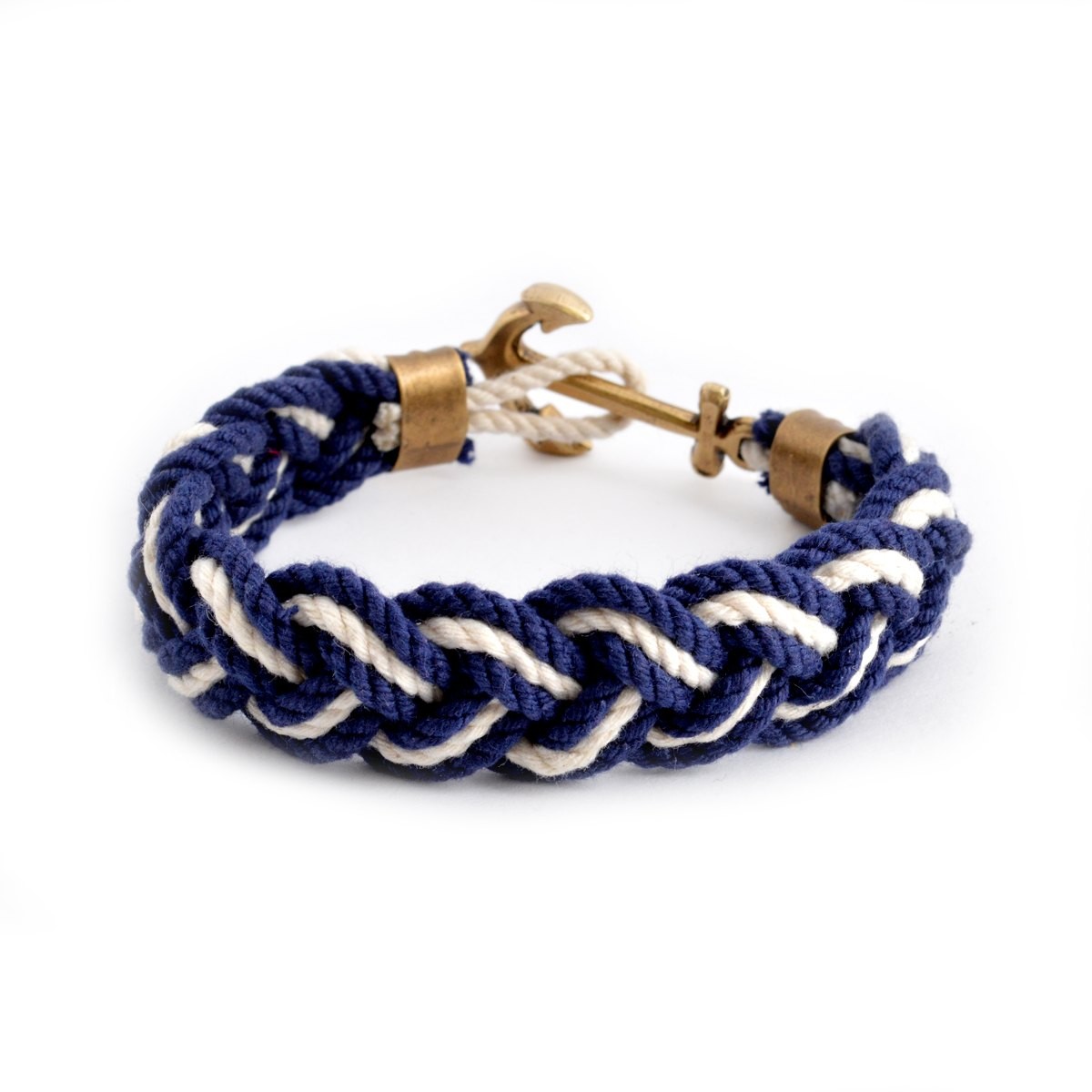キールジェイムスパトリック Kiel James Patrick RP-844-401 Turks Head Collection Blakes Yacht Club アンカーモチーフ ロープ編み込みブレスレット ユニセックス
