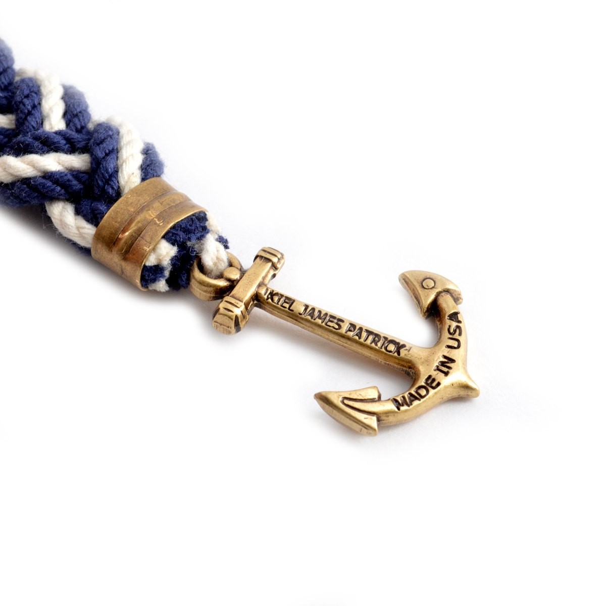 キールジェイムスパトリック Kiel James Patrick RP-844-401 Turks Head Collection Blakes Yacht Club アンカーモチーフ ロープ編み込みブレスレット ユニセックス