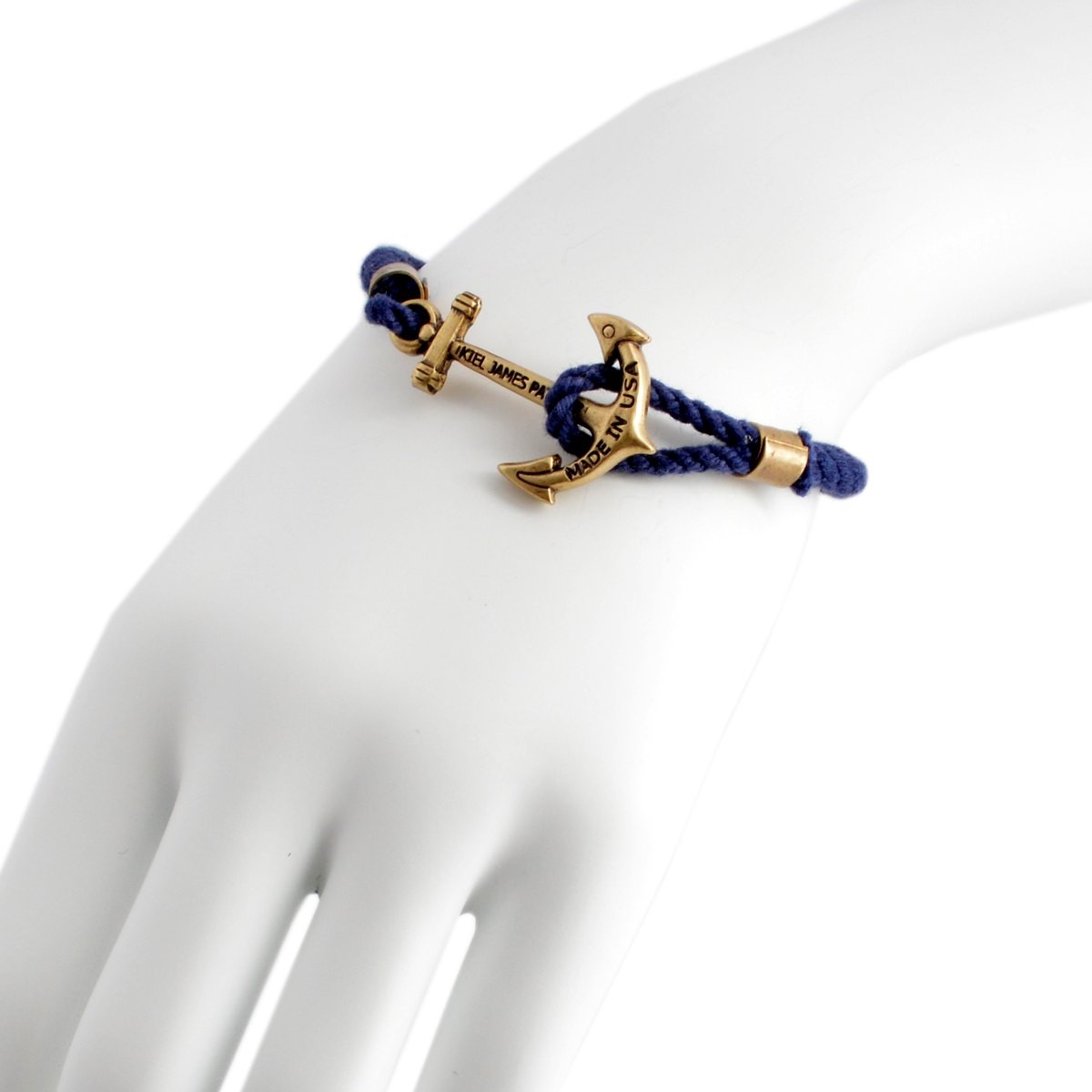 キールジェイムスパトリック Kiel James Patrick SH-1114-400 Sailor Hitch Collection North Star アンカーモチーフ  ロープブレスレット ユニセックス