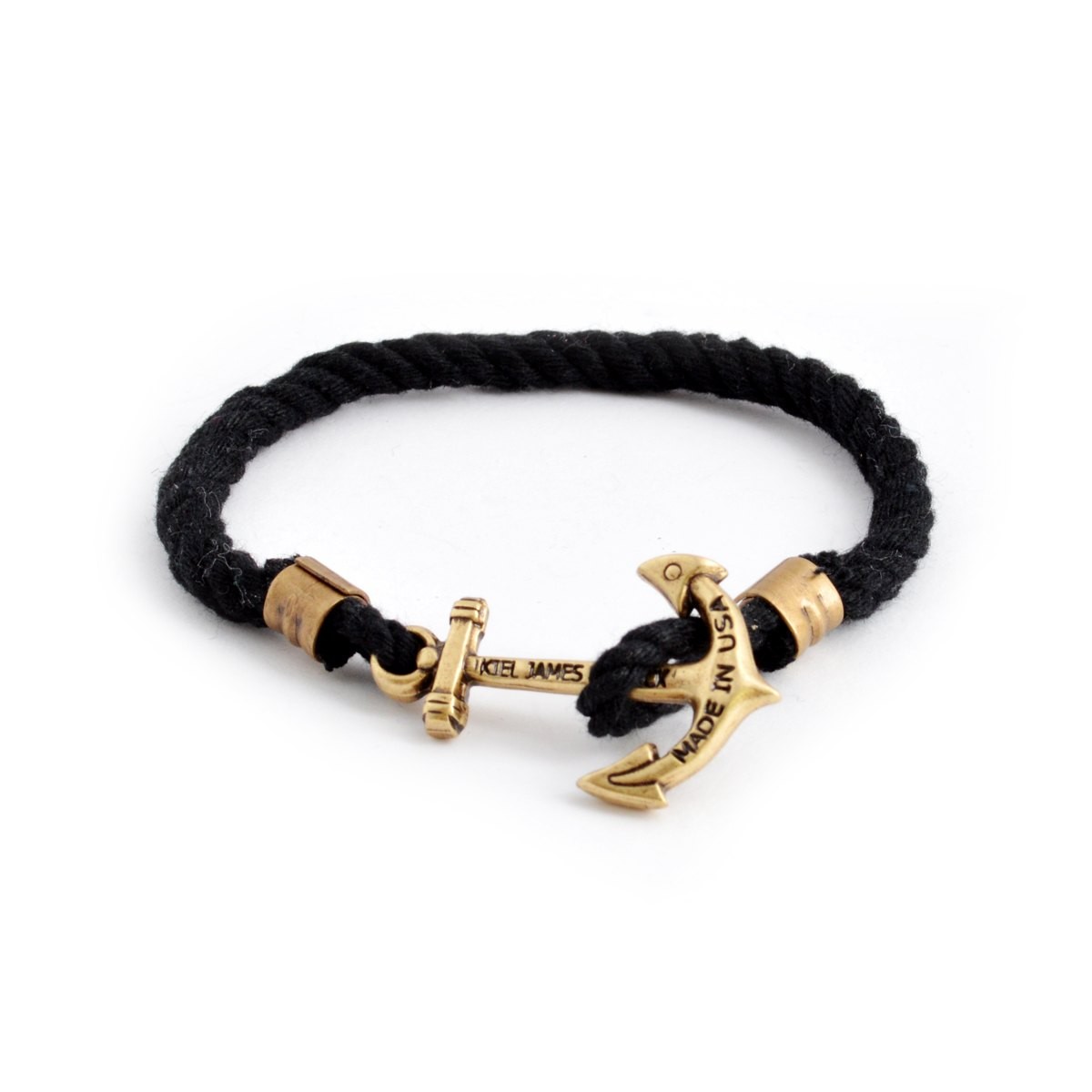 キールジェイムスパトリック Kiel James Patrick SH-1144-001 Sailor Hitch Collection Jack Sparrow アンカーモチーフ  ロープブレスレット ユニセックス