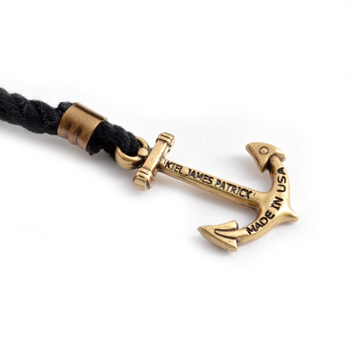 キールジェイムスパトリック Kiel James Patrick SH-1144-001 Sailor Hitch Collection Jack Sparrow アンカーモチーフ  ロープブレスレット ユニセックス