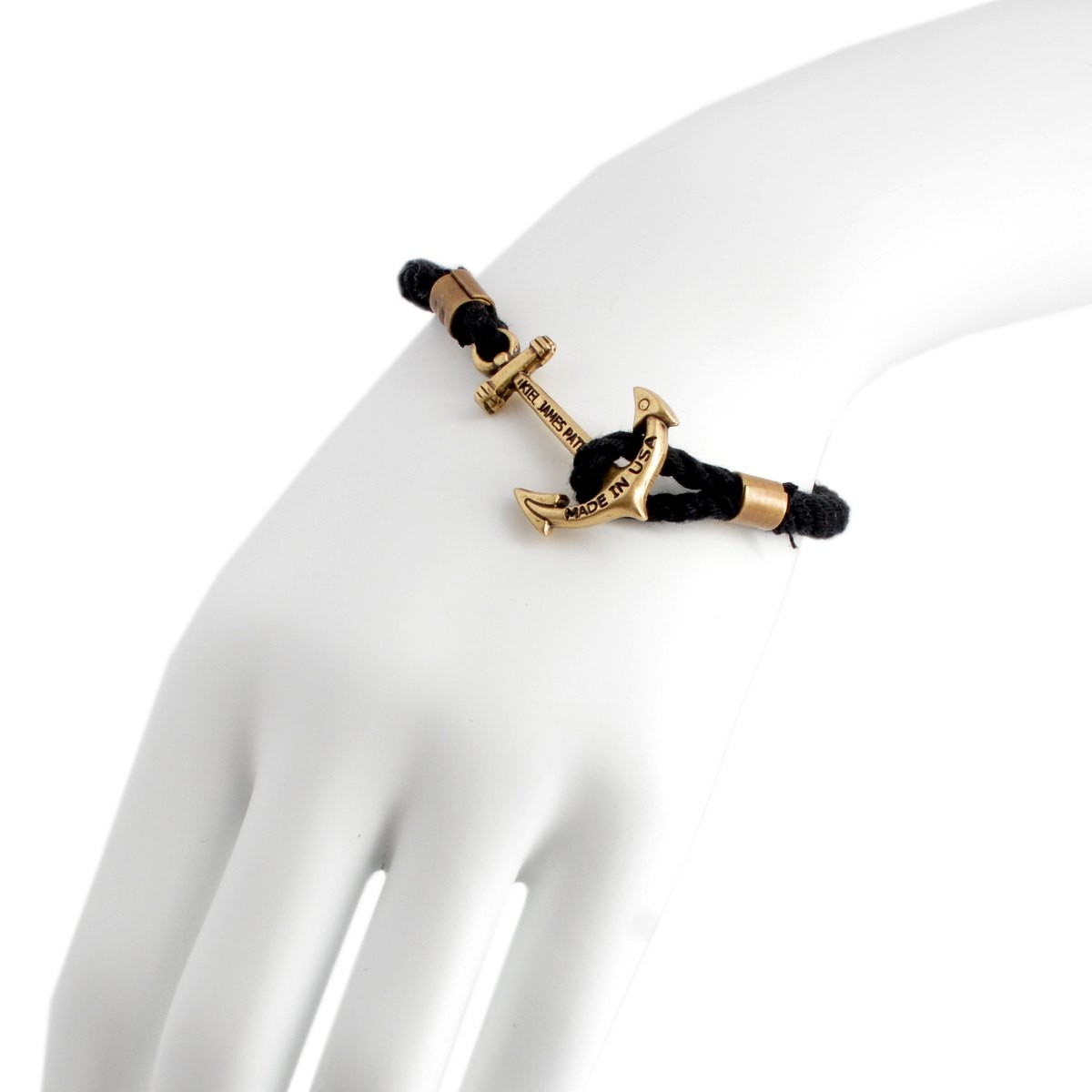 キールジェイムスパトリック Kiel James Patrick SH-1144-001 Sailor Hitch Collection Jack Sparrow アンカーモチーフ  ロープブレスレット ユニセックス